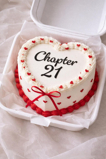 Chapter 21 Cake Topper – Script Birthday Cake Topper – Personalised Any Age Bento Cake Decoration