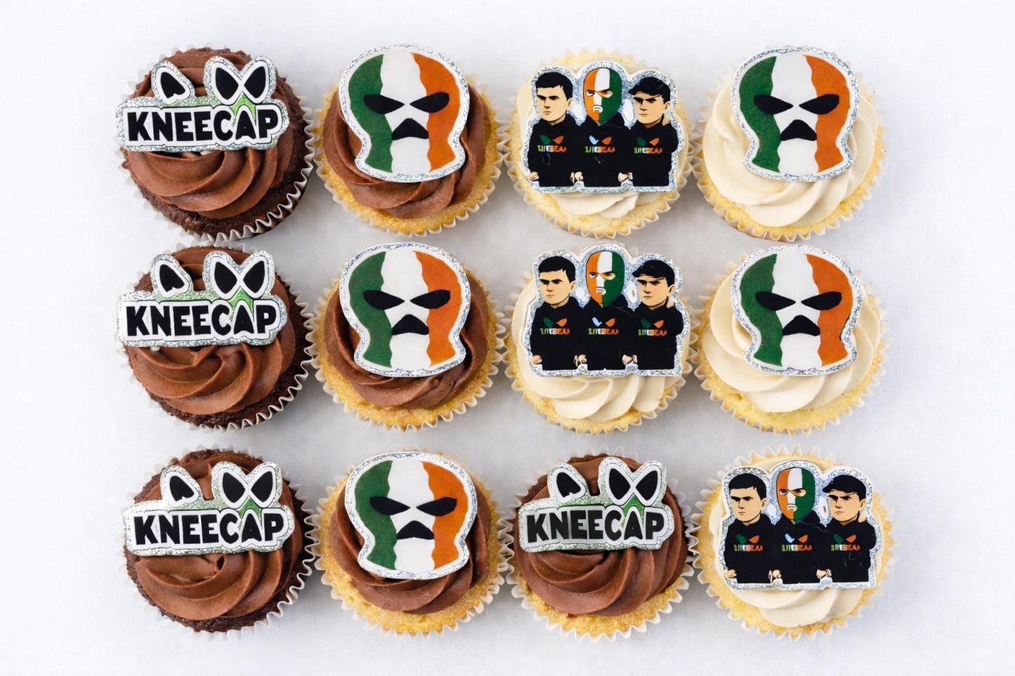 KNEECAP Style Cupcake Toppers