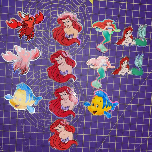 Under The Sea Cupcake Toppers – Mermaid Party Decorations – 12 Pack Toppers