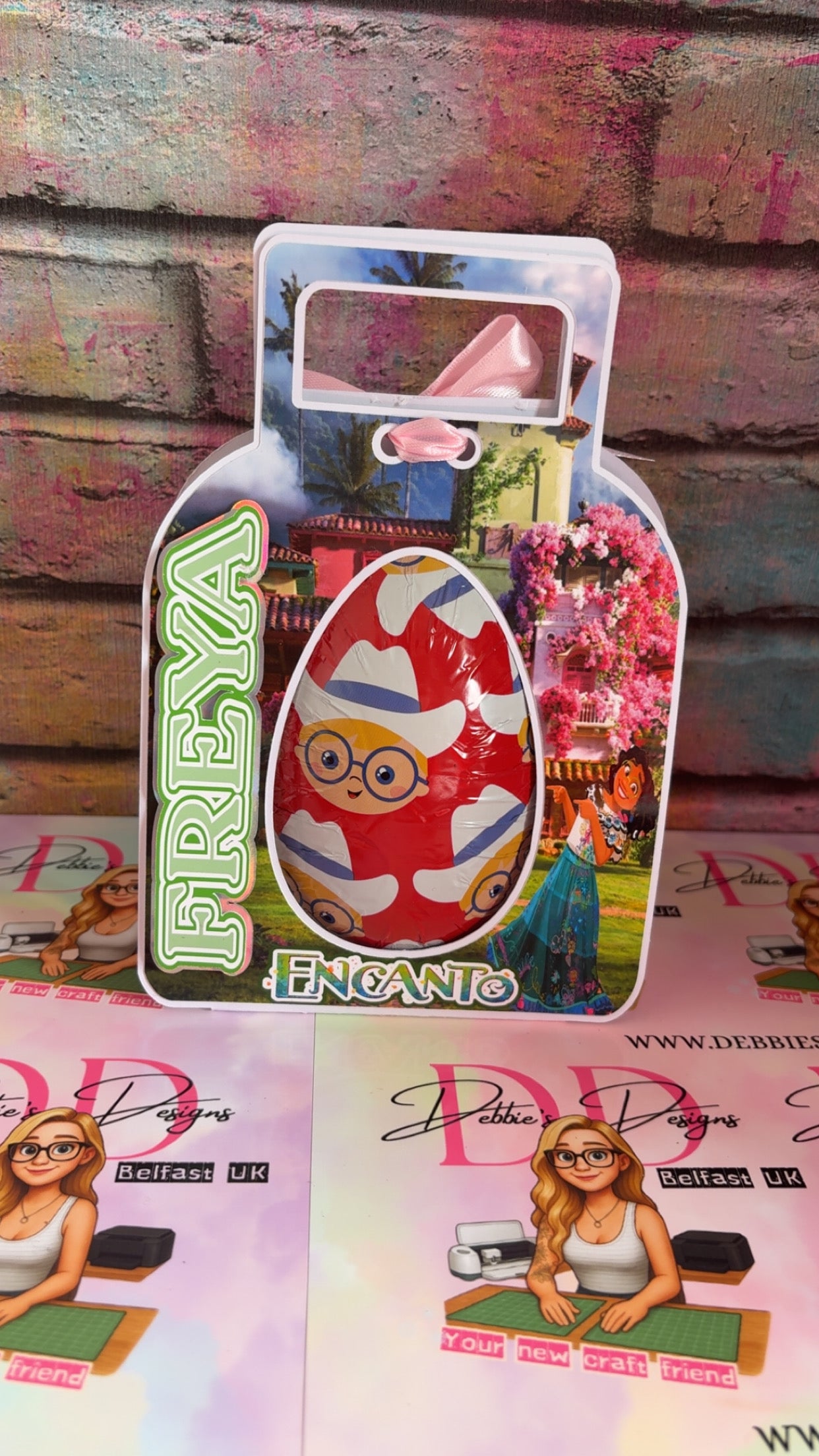 Personalised Easter Egg Holder – Magical Family Theme – Kids Easter Treat Box – Custom Name Easter Gift