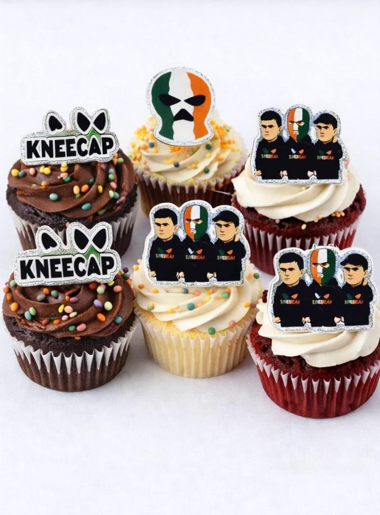 KNEECAP Style Cupcake Toppers