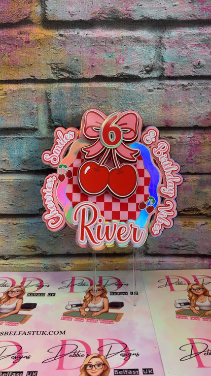 a sign on a stand