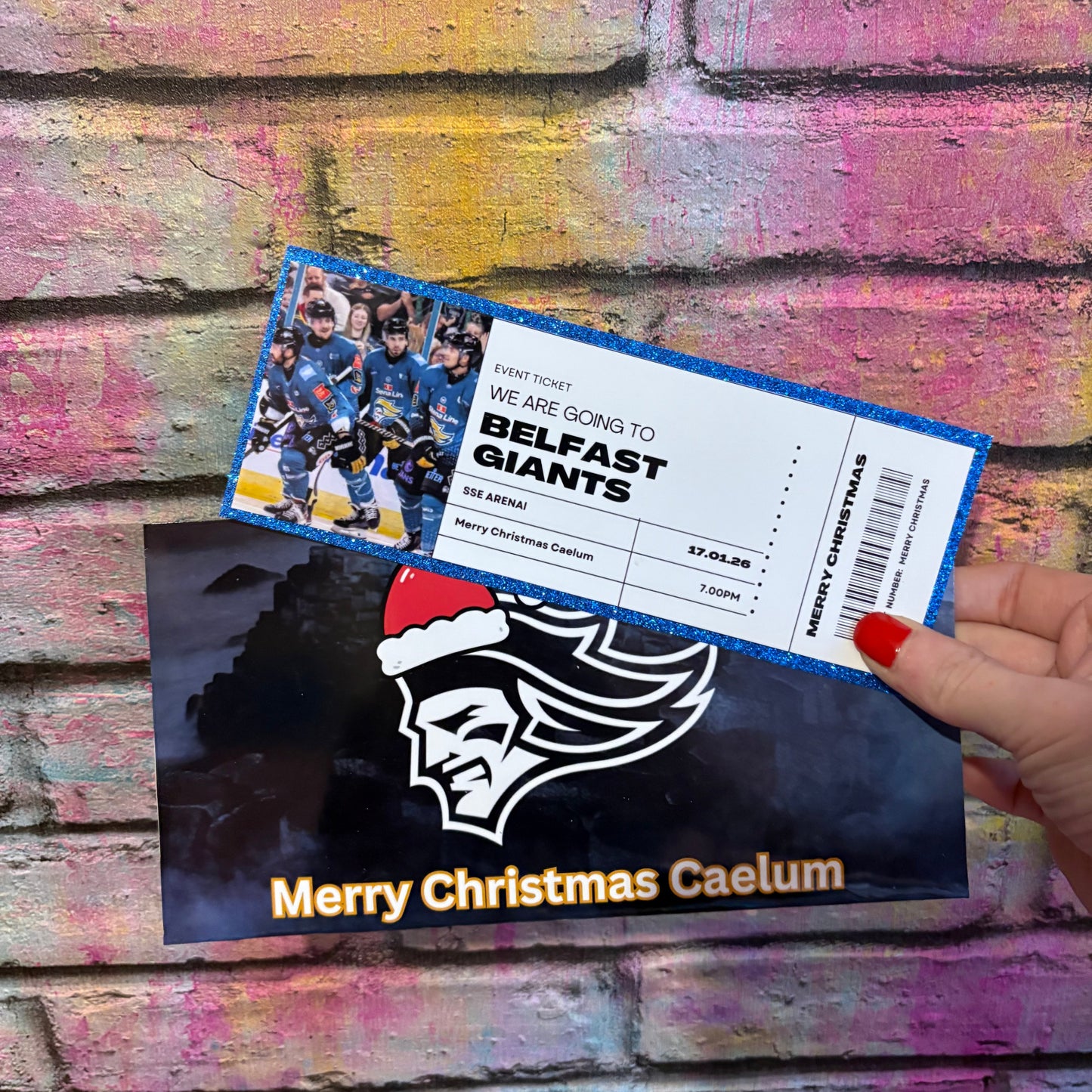 Personalised Event Tickets Gift – Surprise Experience Ticket Invitation – Custom Boarding Pass Style Voucher