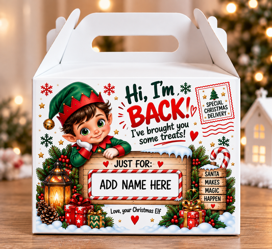 a box with a cartoon character on it