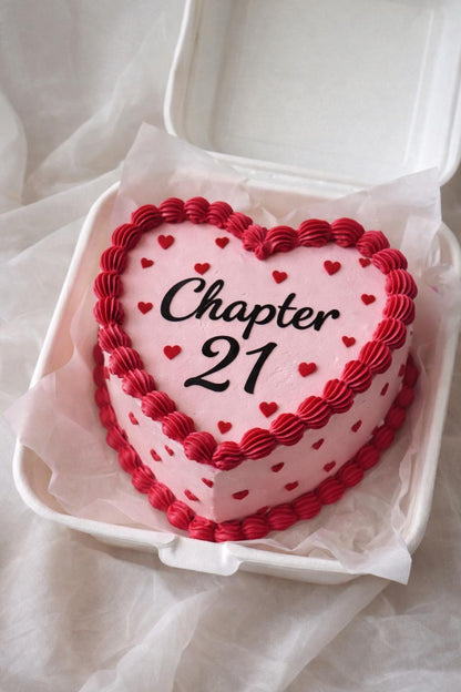 Chapter 21 Cake Topper – Script Birthday Cake Topper – Personalised Any Age Bento Cake Decoration