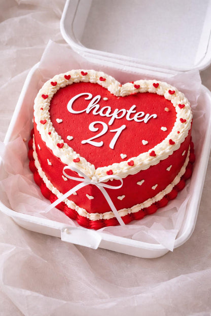 Chapter 21 Cake Topper – Script Birthday Cake Topper – Personalised Any Age Bento Cake Decoration